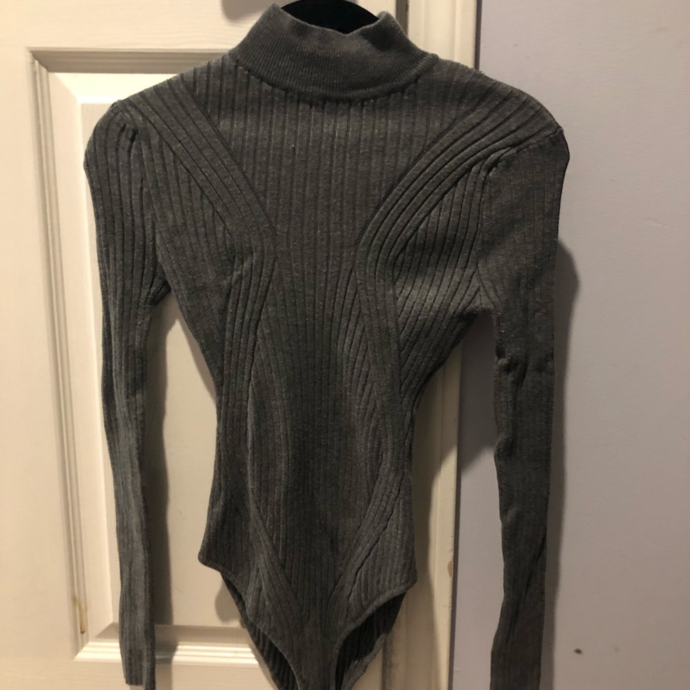 Kendall and Kylie knit turtle neck one piece